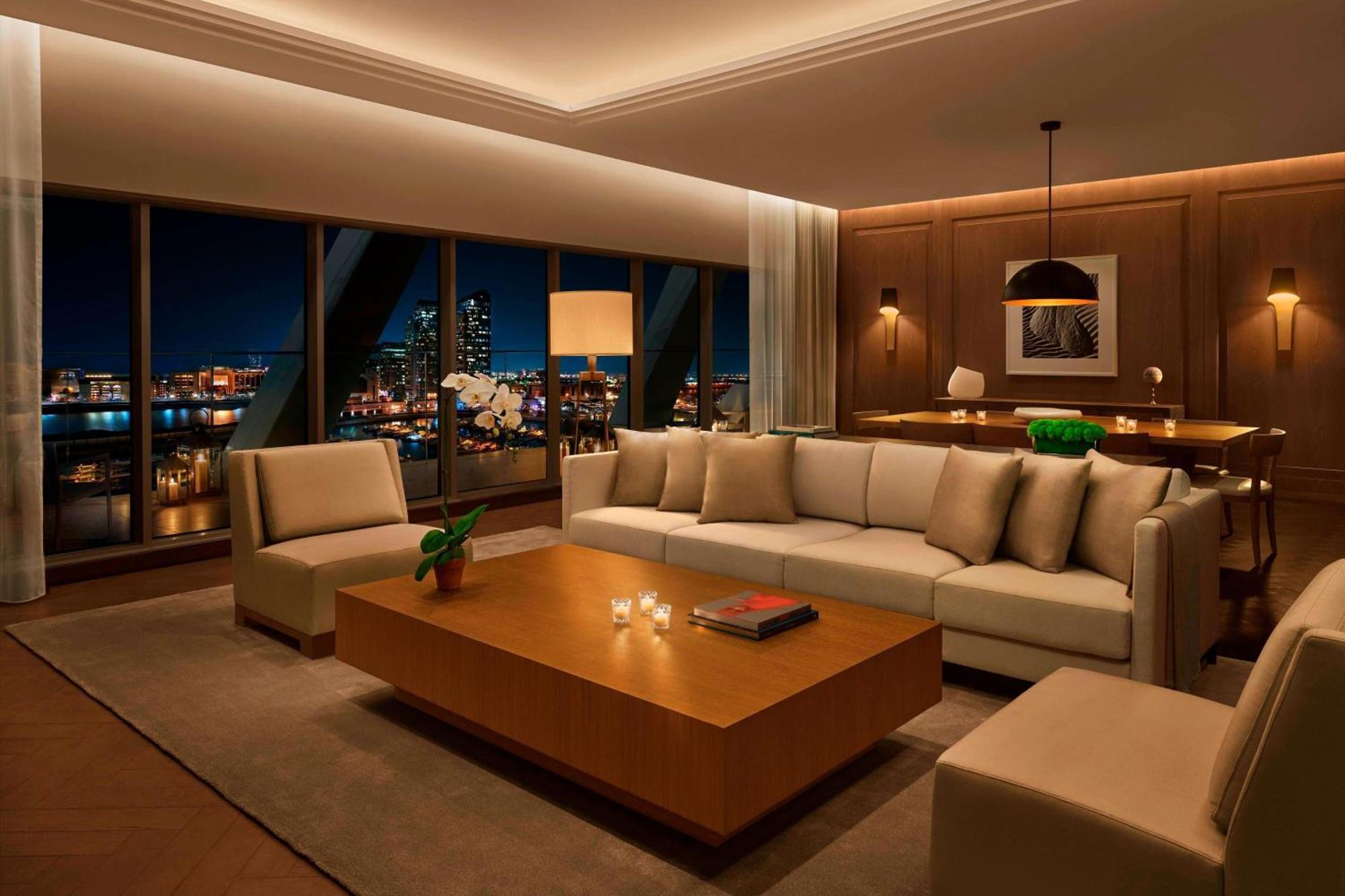 The Abu Dhabi Edition Ngoại thất bức ảnh The living room of a suite at The Ritz-Carlton, Tokyo